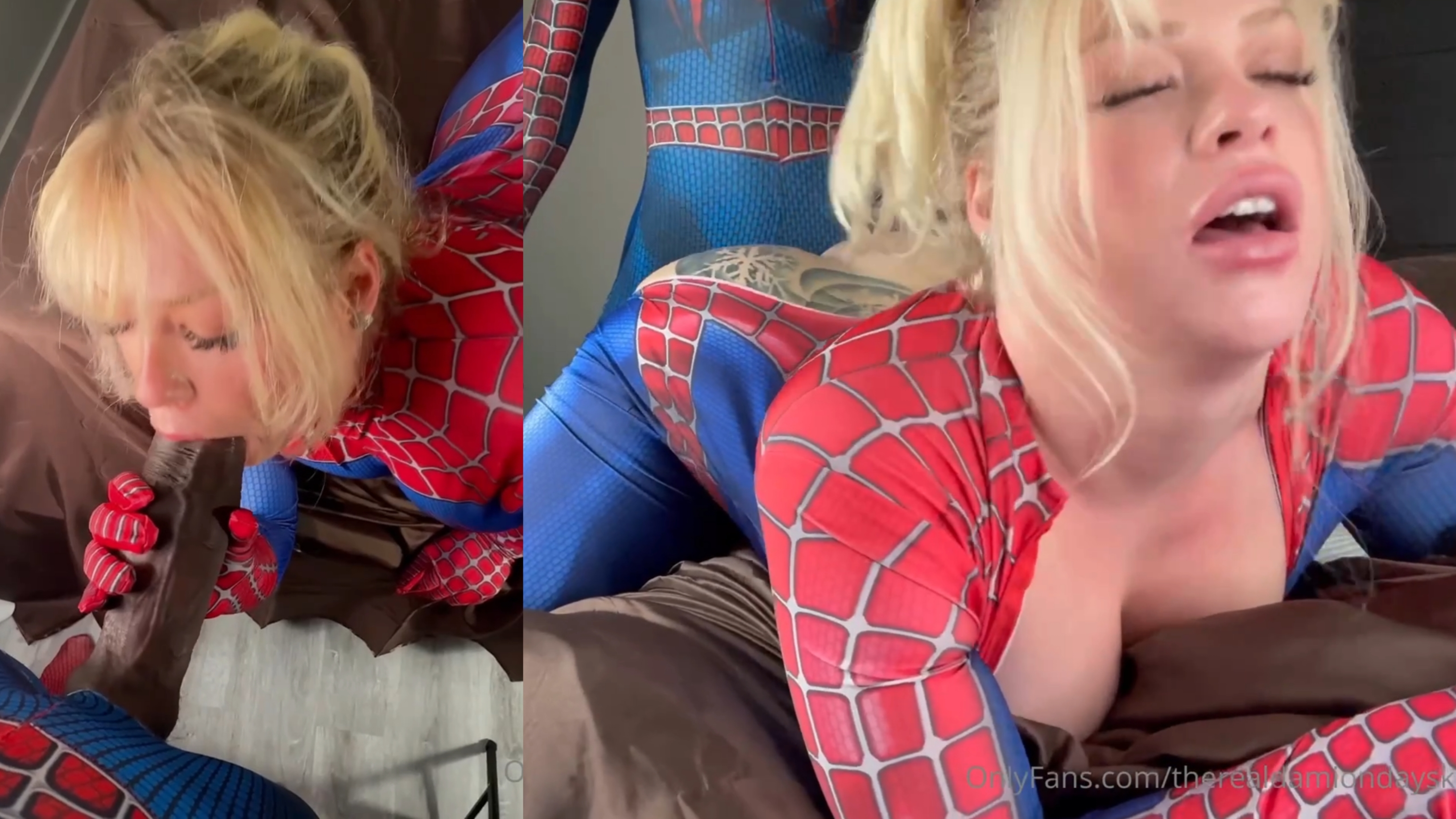 Spider Girl Becky Crocker Gets Banged By A BBC