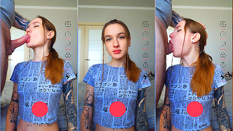 Face Fucking A Tiktok Girl