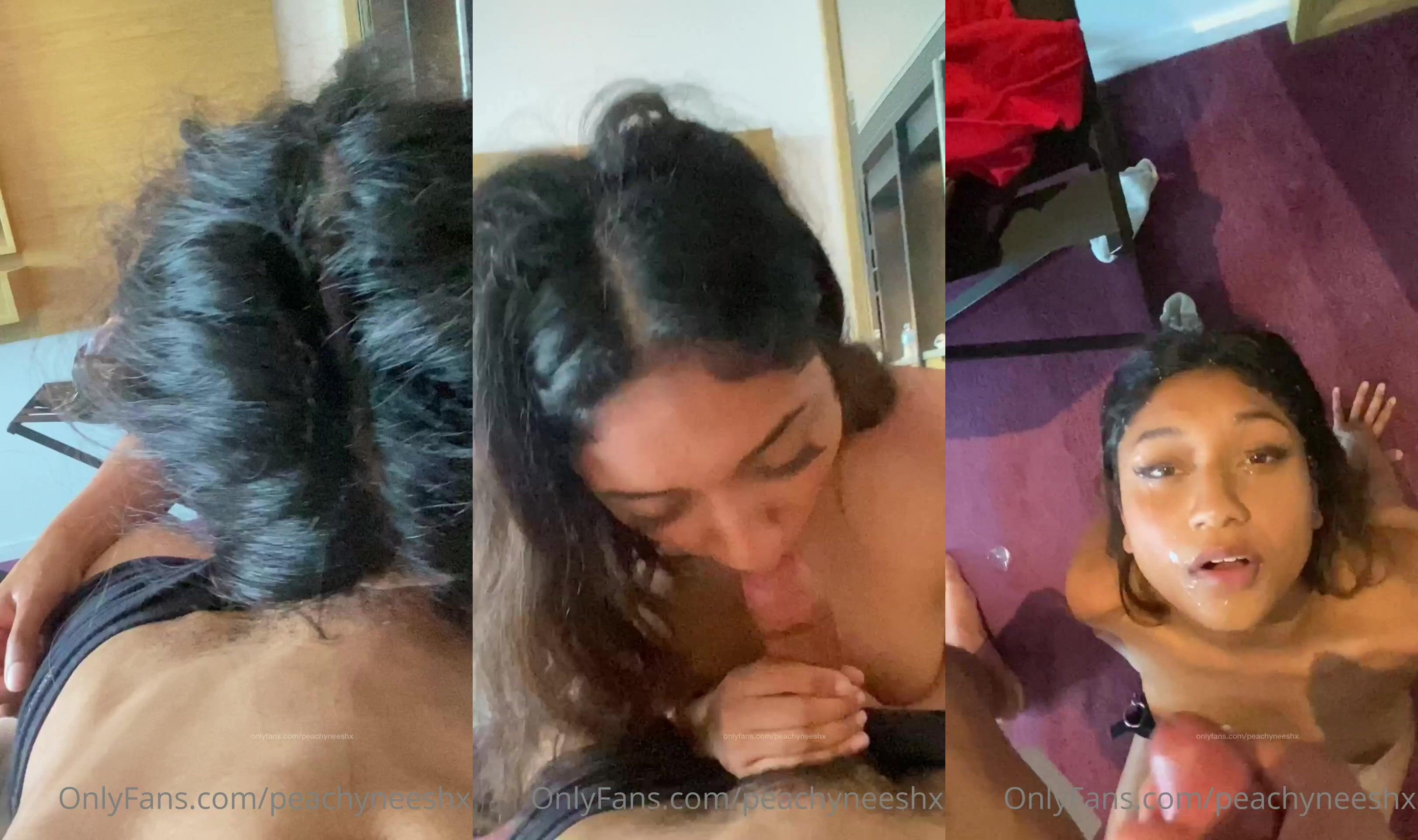 PeachyNeeshx Soaks Her Face With Huge Facial