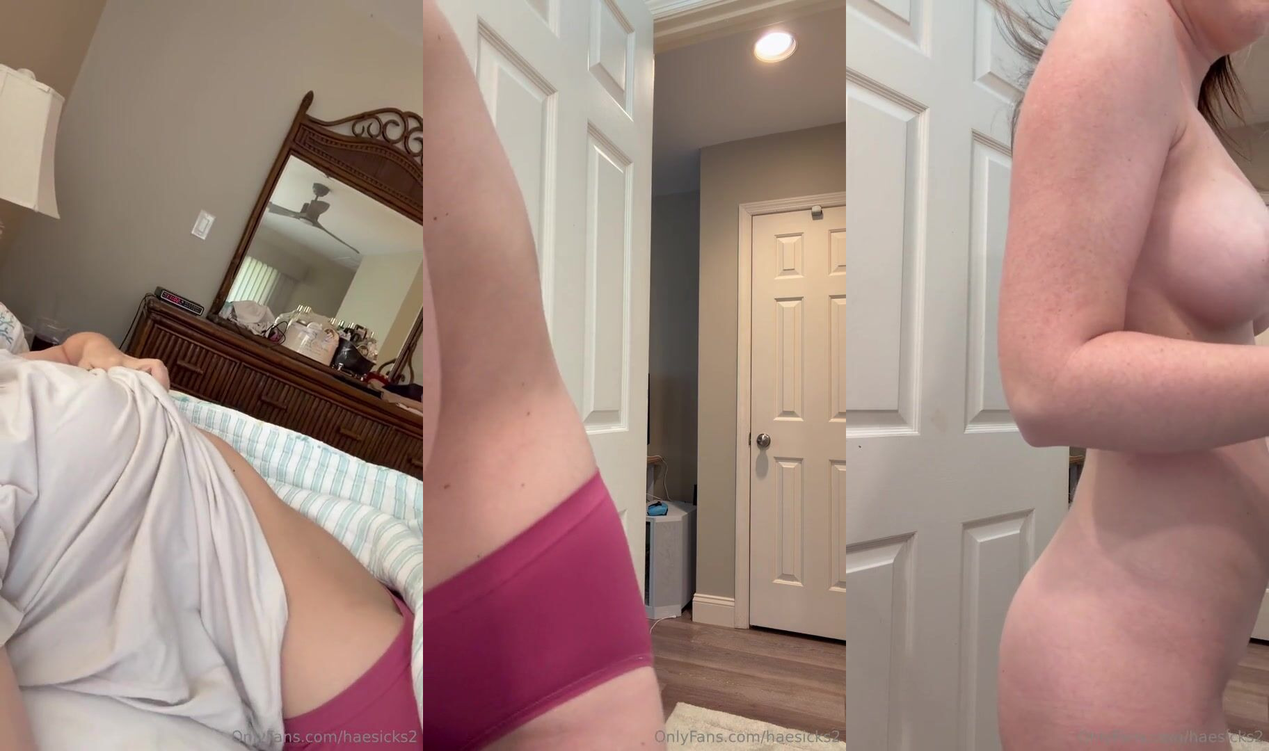 Haesicks Teases And Strips While Preparing For The Day