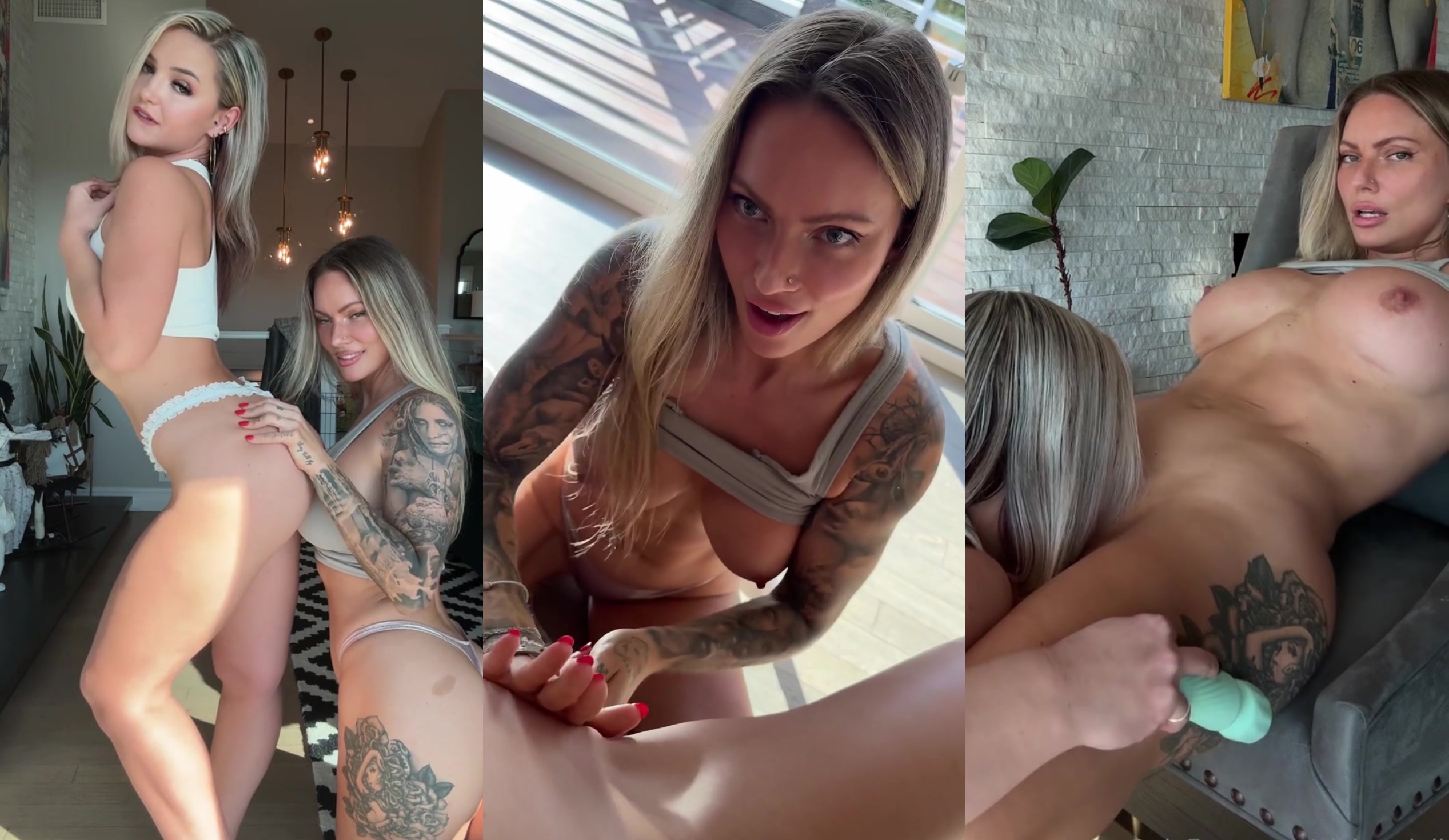 BaristaErica And Viking Barbie Chill With Their Pussies