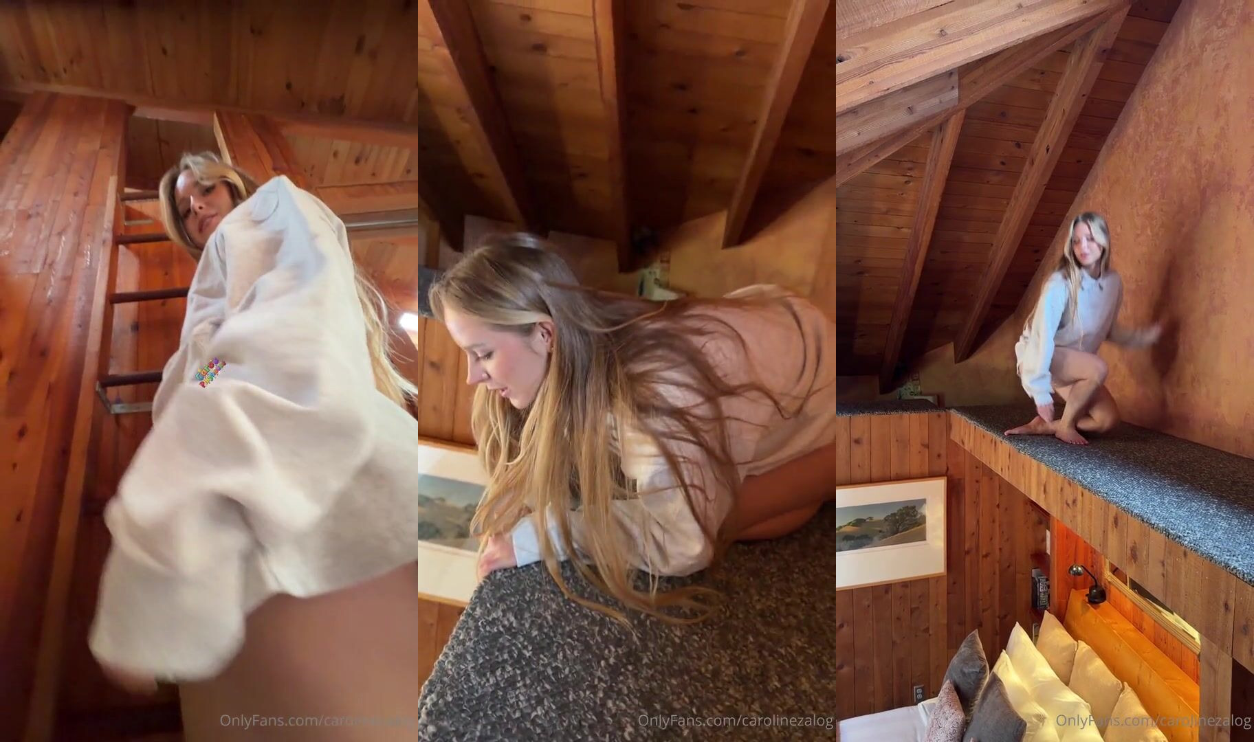 Caroline Zalog Secret Masturbation Spot