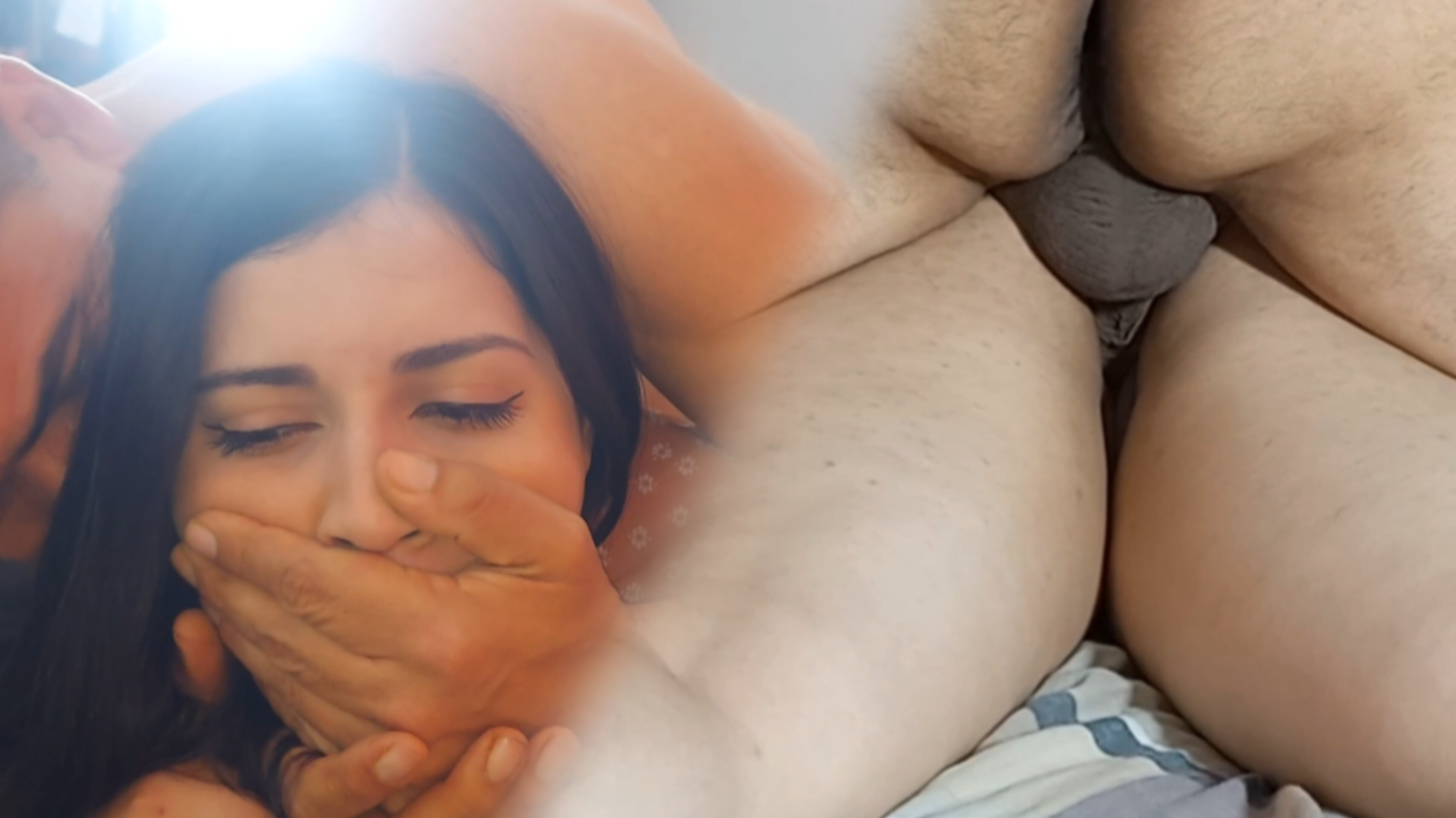 Cherry Gets Fucked And Her Mouth Covered To Hold Back Pleasure