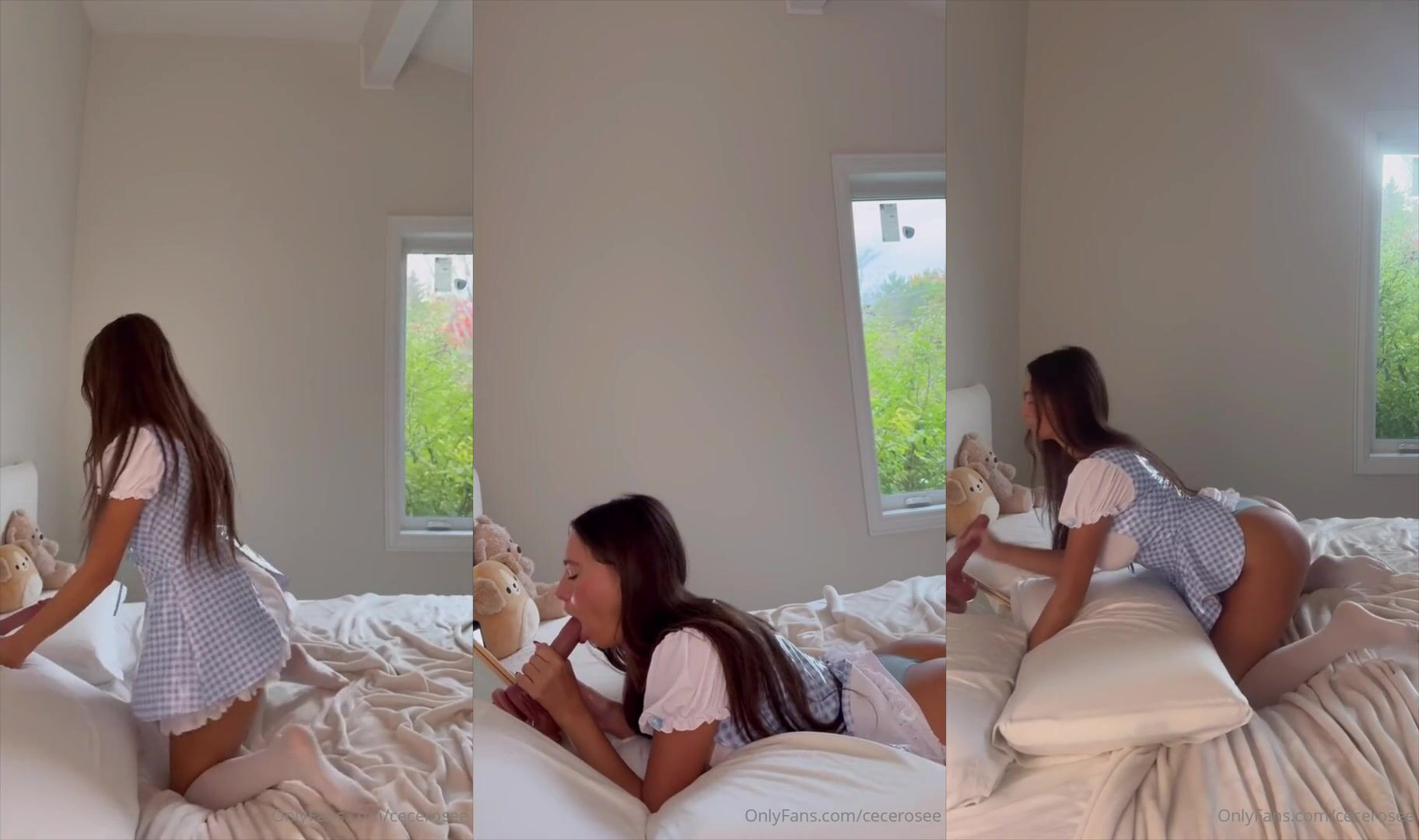 Cece Rose Sucks A Dildo