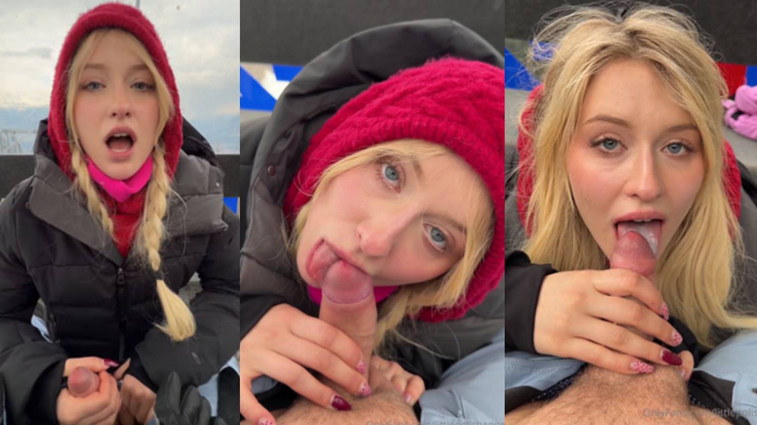 Lena Polanski's Risky BJ In The Aerial Tramway