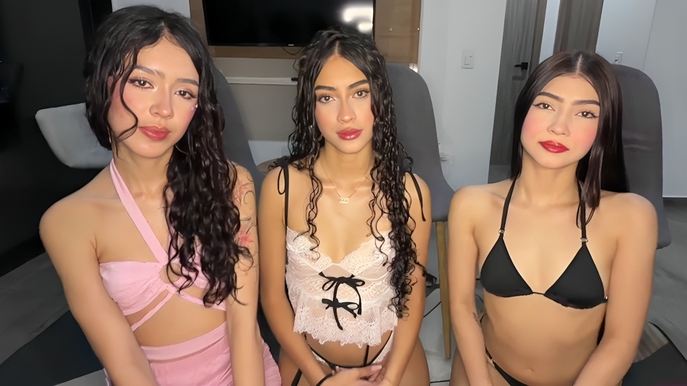 Skinny.Curly, Nikitalaiss & Lilibaby18's Foursome At Blowketing
