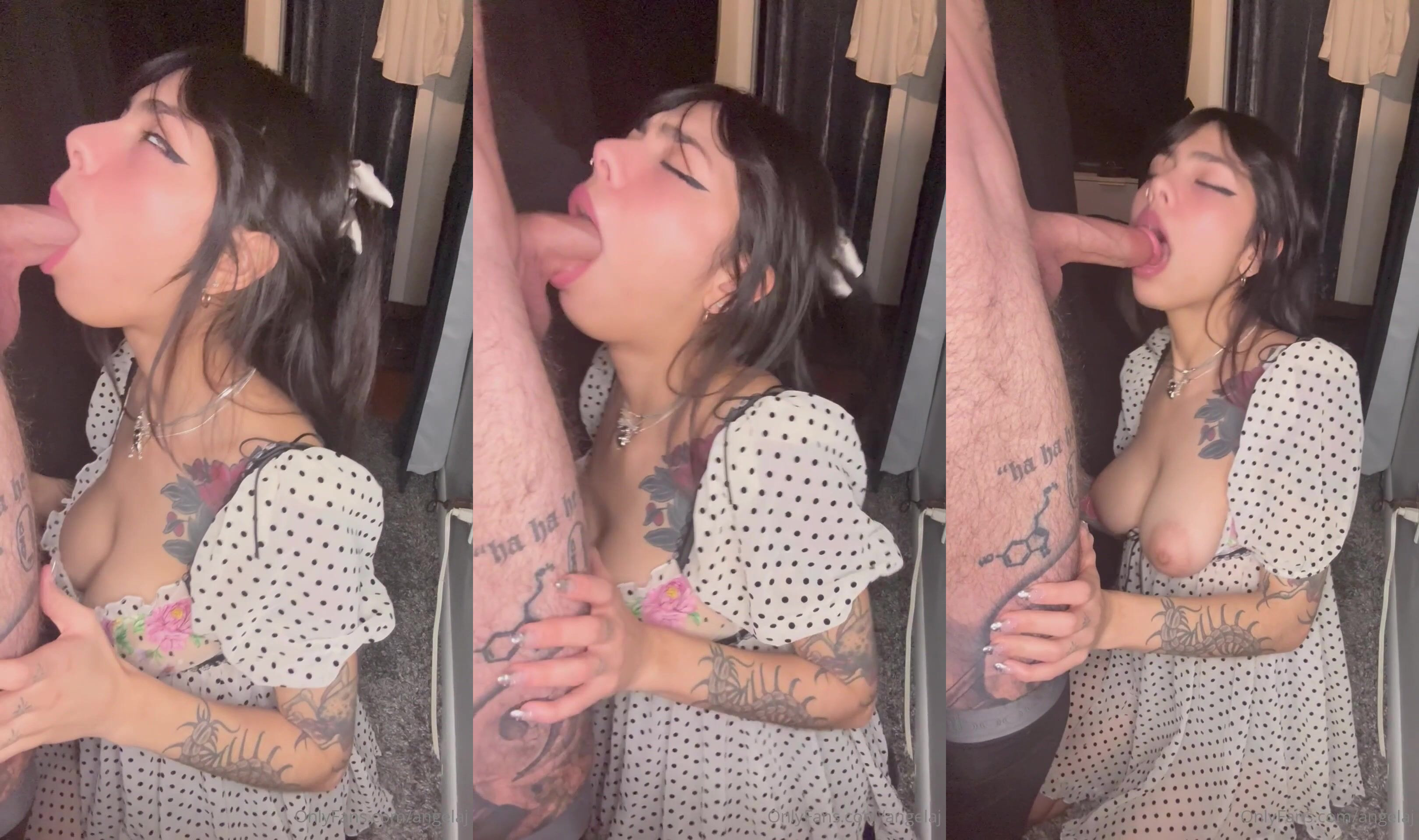 Angelaj's Face Fucking Session