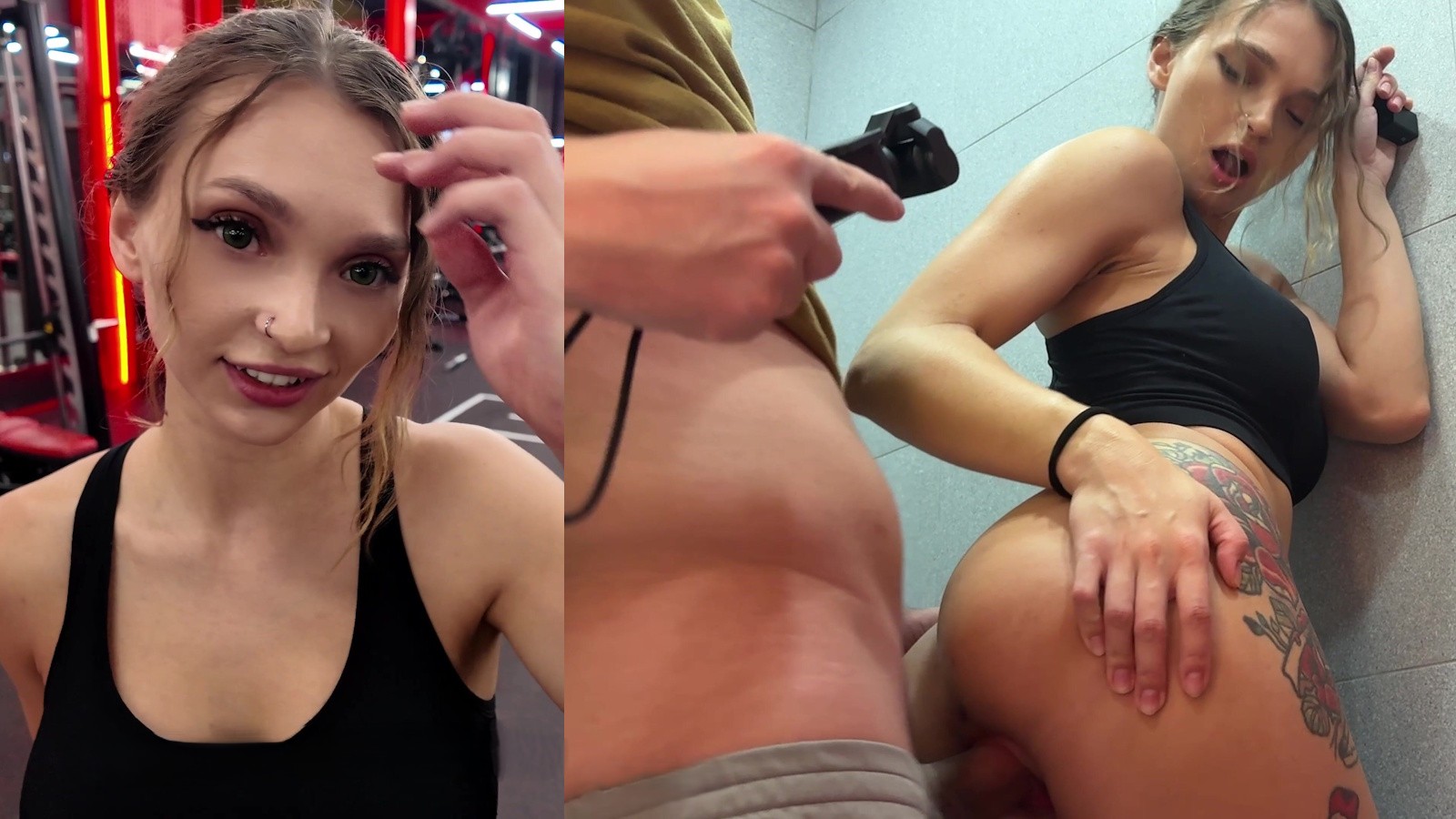 Stranger At The Gym Fucks Me Inside The Bathroom