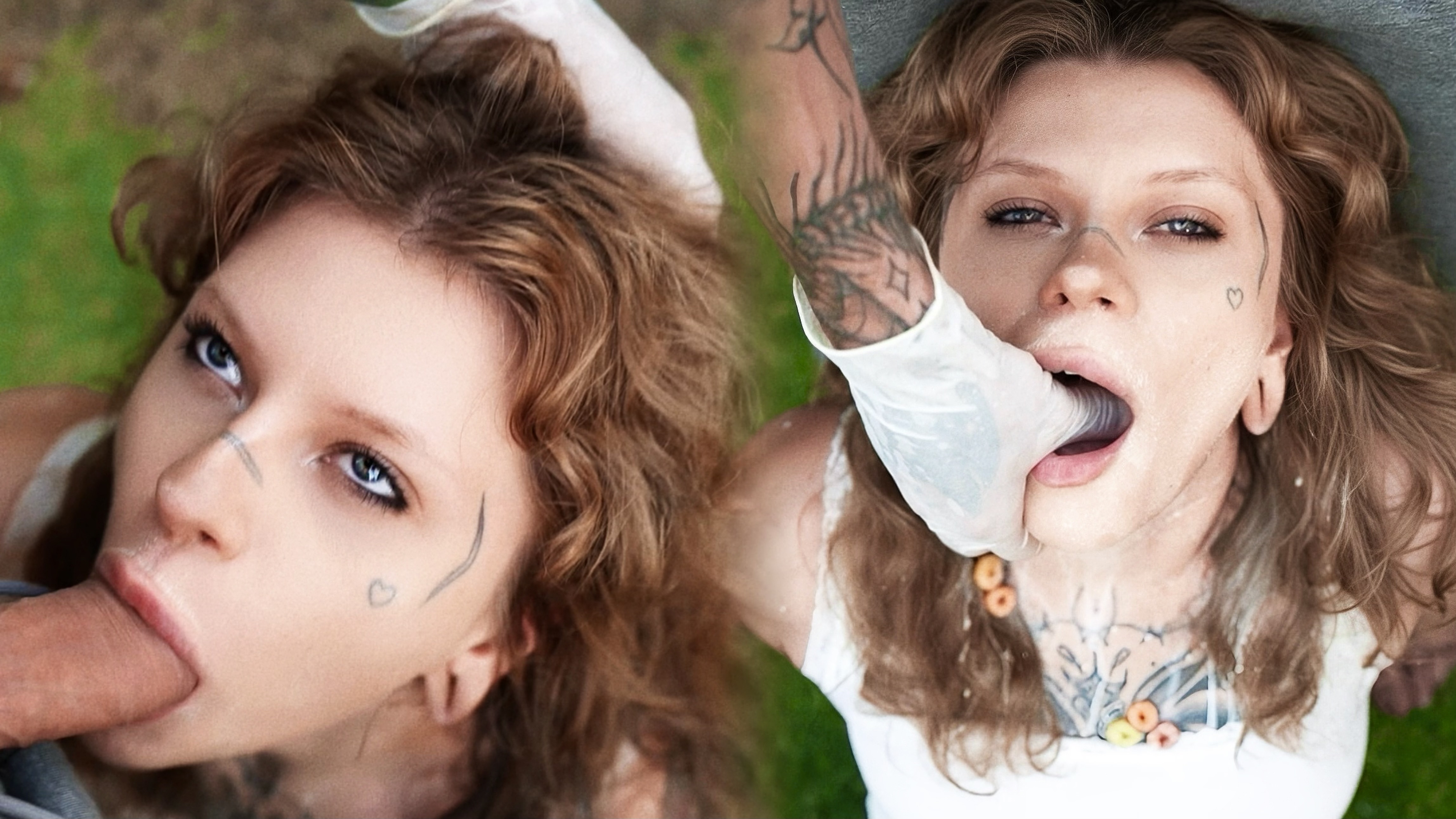 Tiktok Whore Gets Her Milk Delivered Then The Milkman Fucks Her Face And Cums In Her
