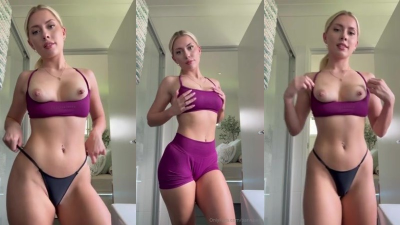 TiannaAnn Seduces In Her Gym Outfit