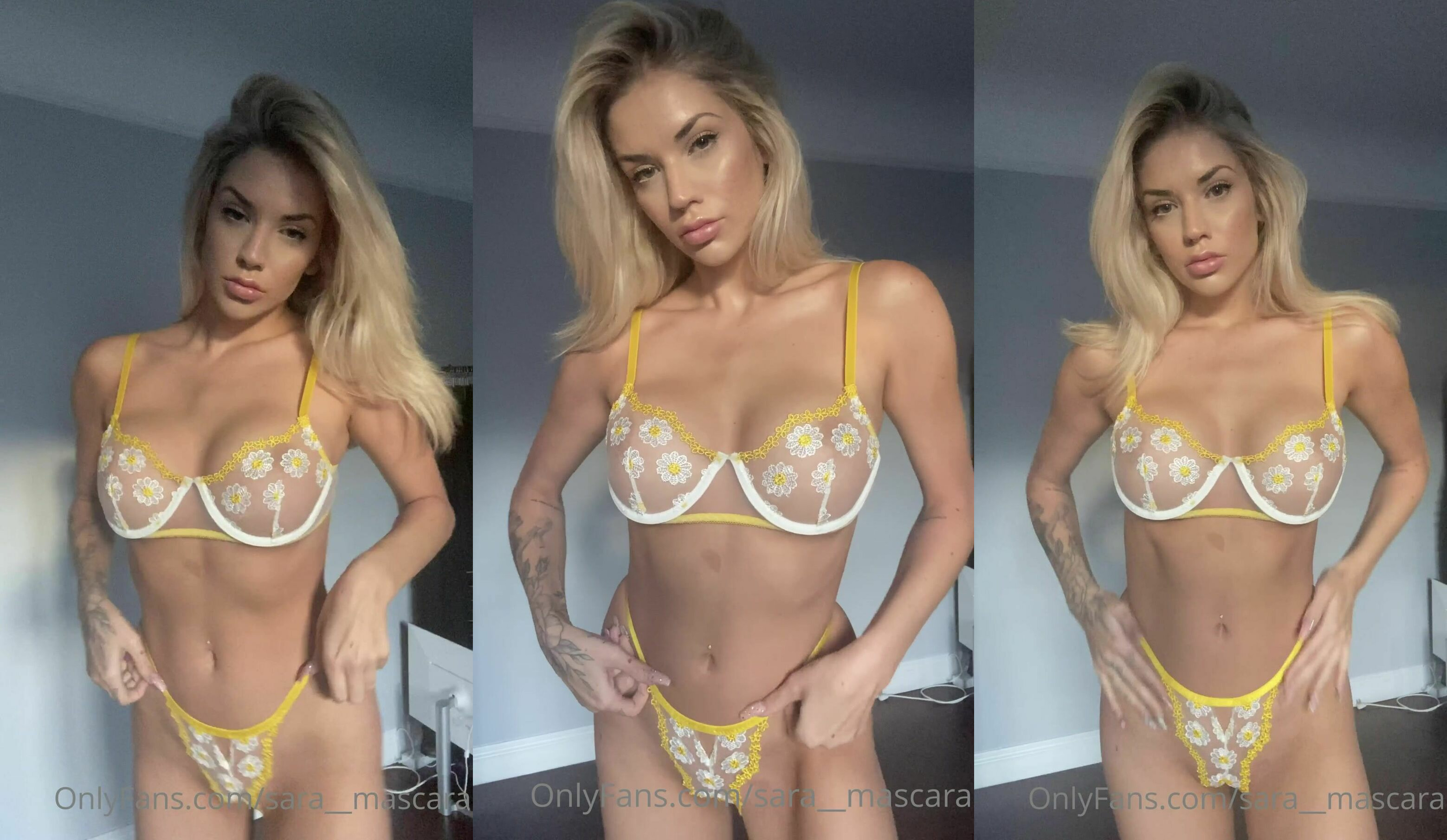 Sara_Mascara Shows Off Her Body In Lingerie