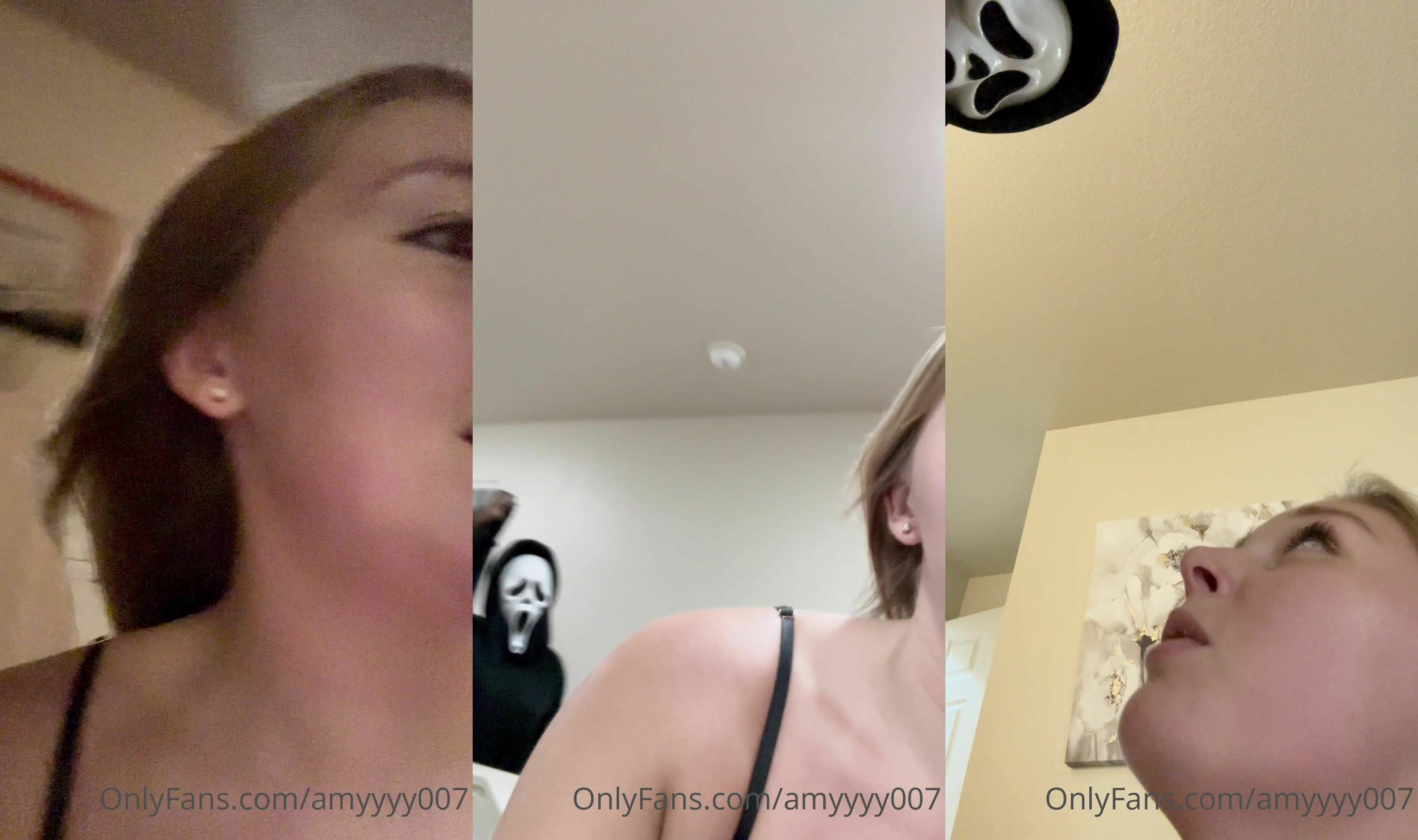 Amyyyy007 Gets Fucked By Black Ghostface
