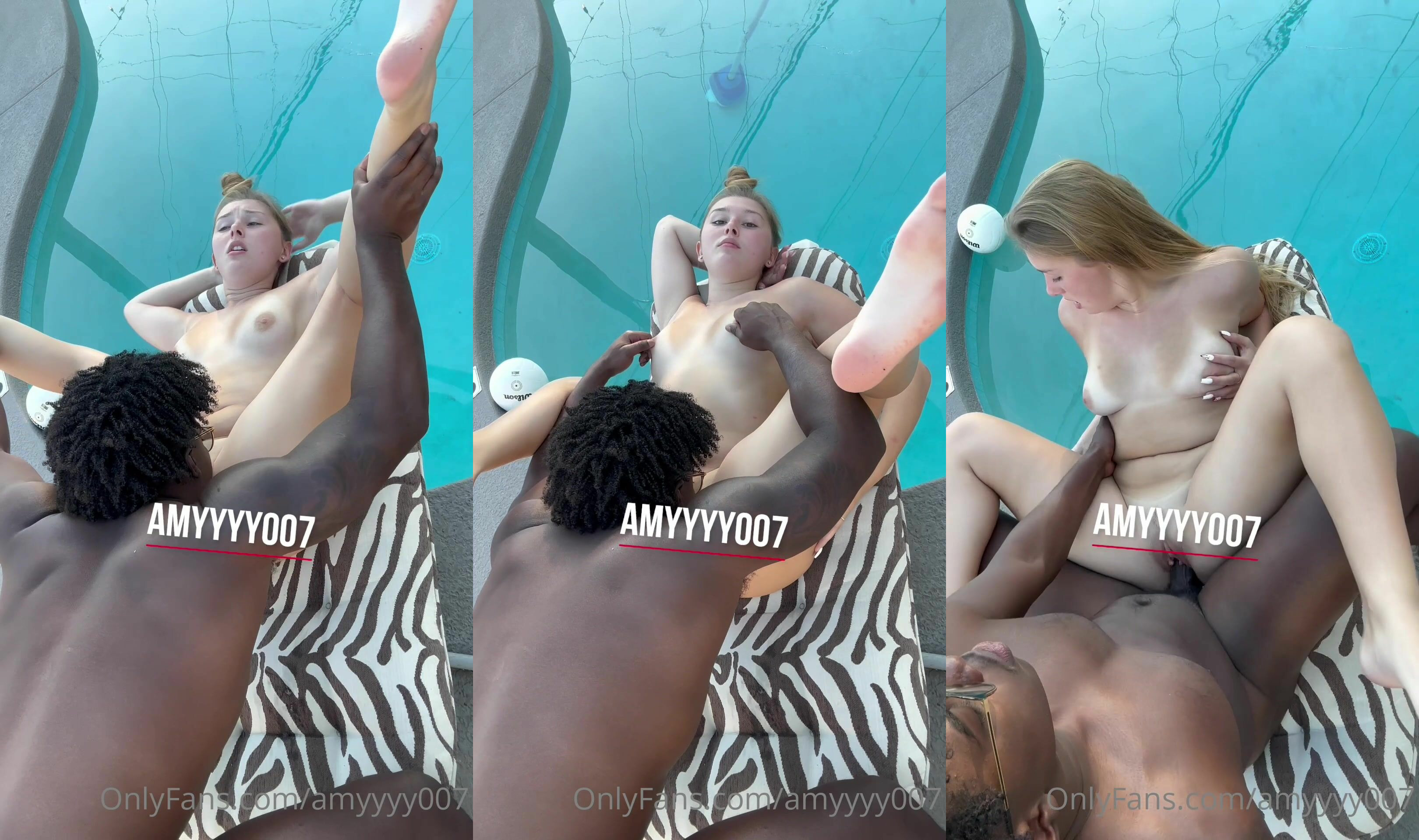 Amyyyy007 In Hot Poolside Sex With BBC