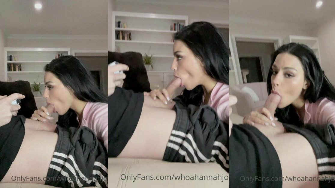 Whoa Hannah Jo Sucks Off Gaming Boyfriend