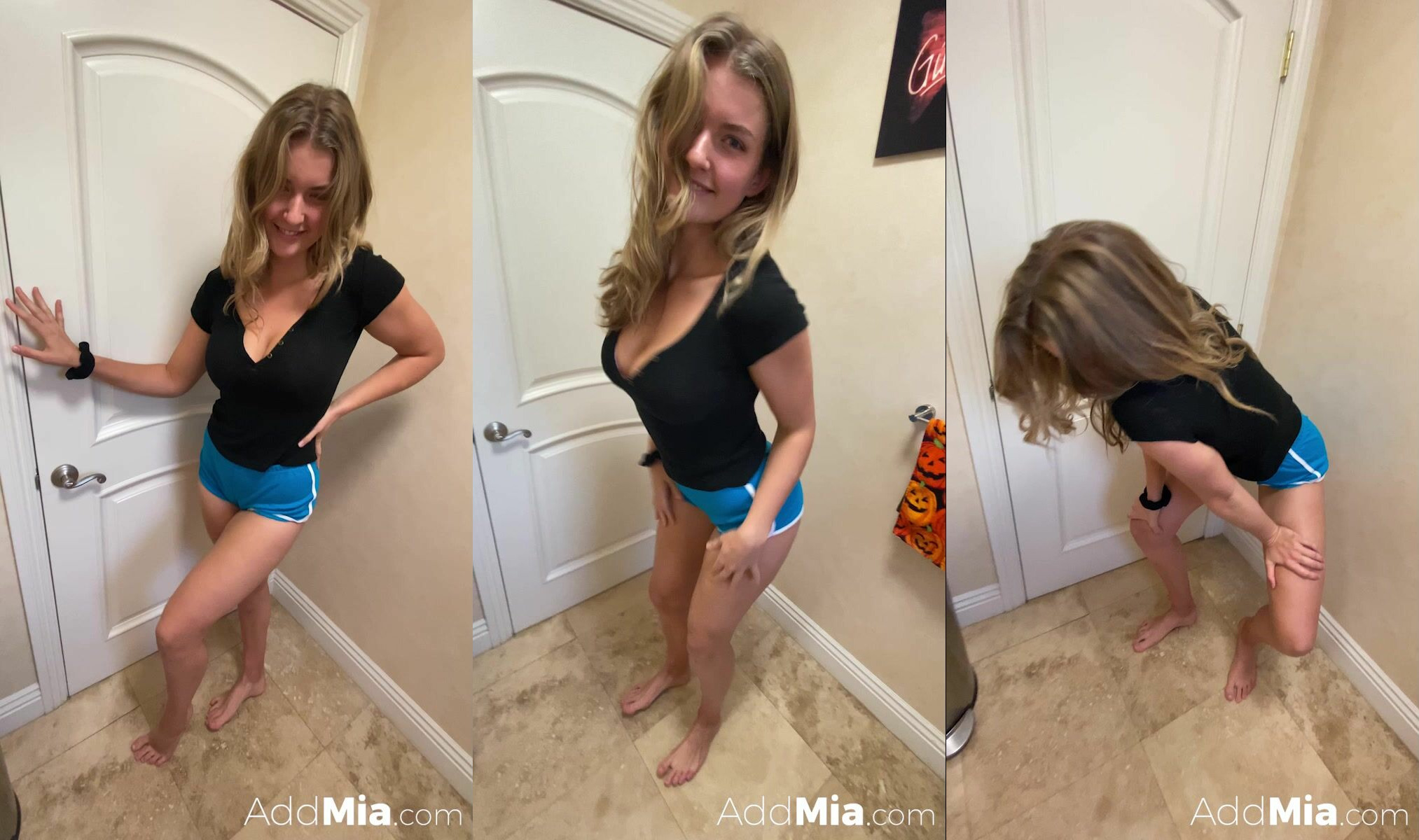 Mia Melano Gets Drilled In The Bathroom