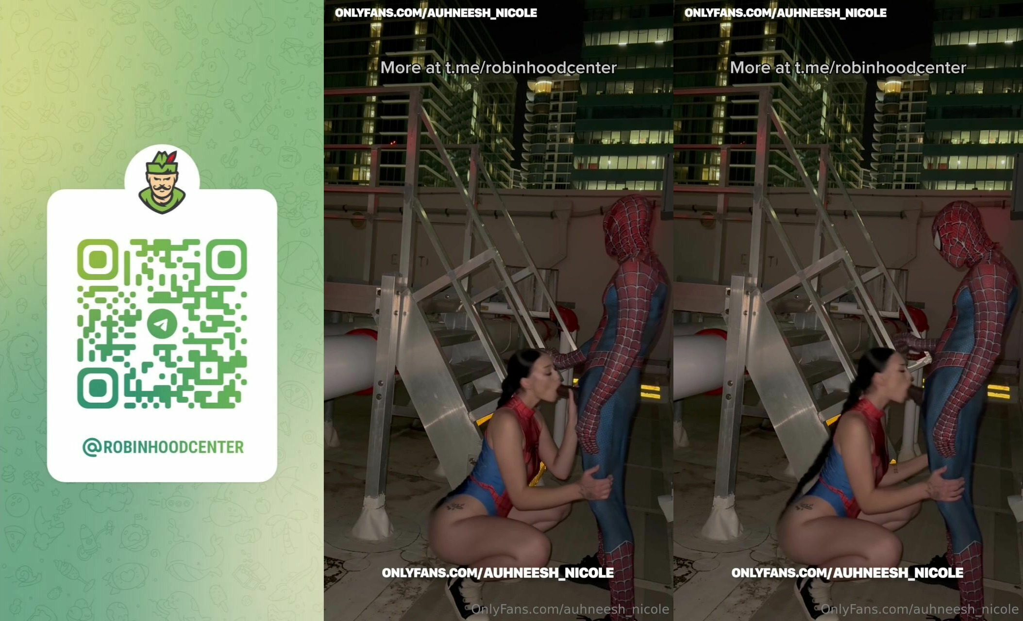 Auhneesh_Nicole Sucks And Rides Spiderman