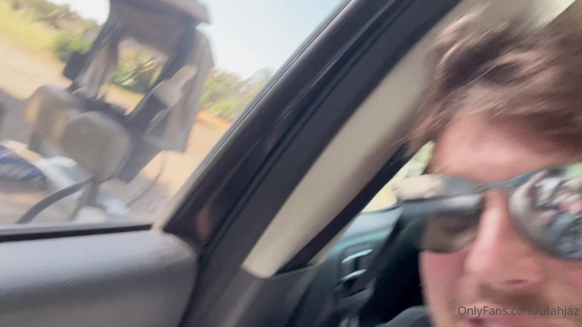 Utahjaz Getting Fucked In A Stranger's Car
