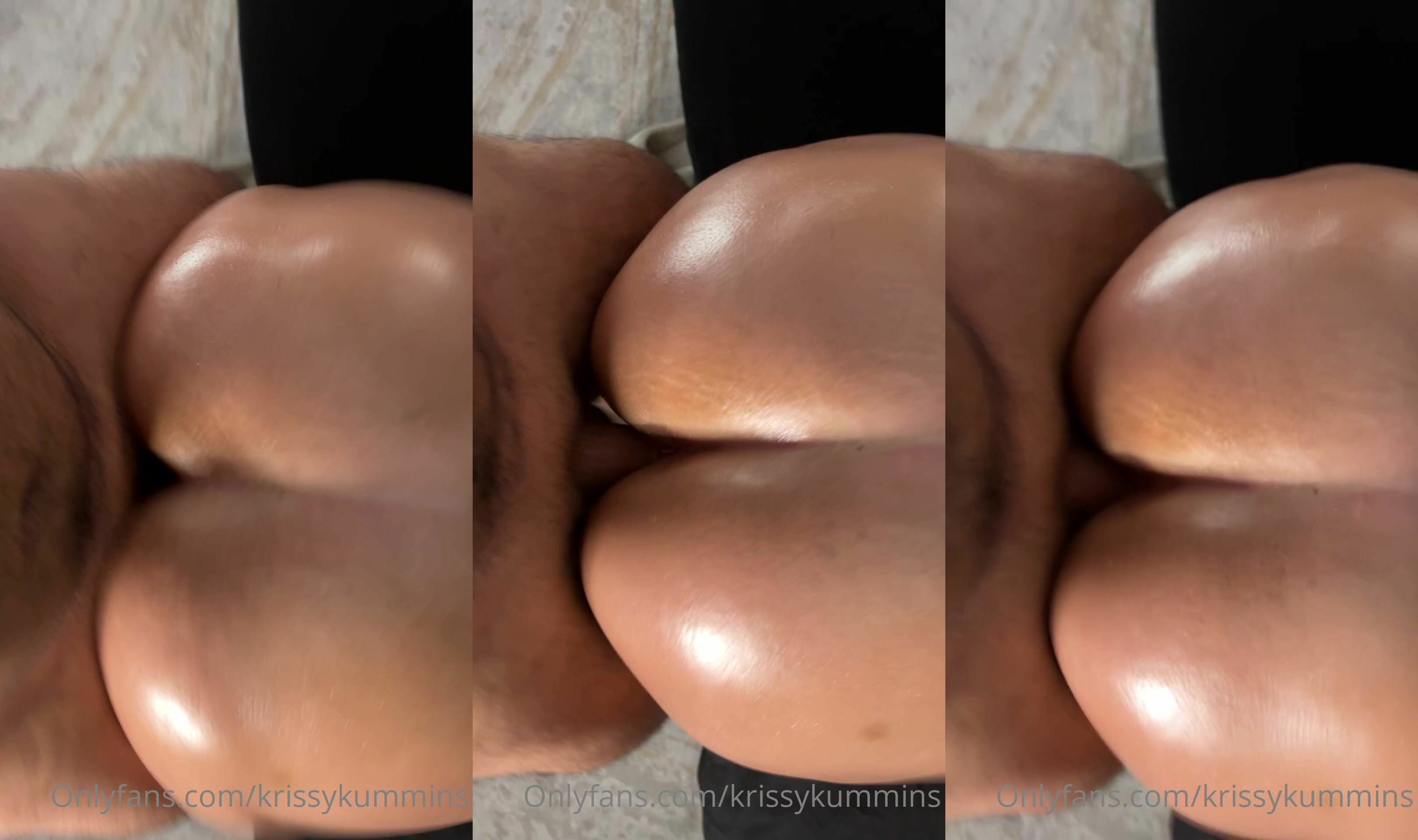 Krissykummins Has Oiled Up Sex Doggy Style